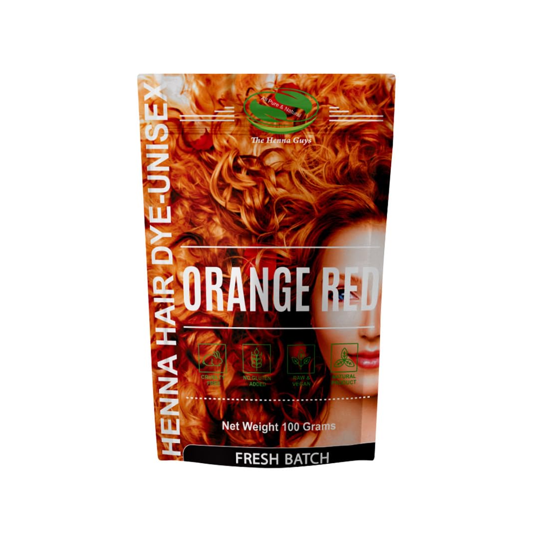The Henna Guys Natural Henna Hair Dye 100g front view