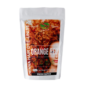 The Henna Guys Natural Henna Hair Dye 100g Red/Orange front view