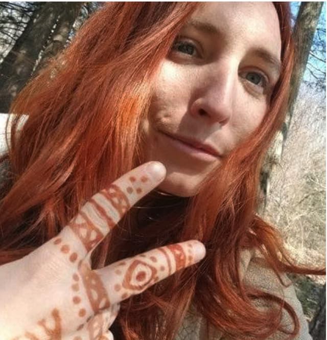 The Henna Guys Natural Red Henna Hair Dye application process