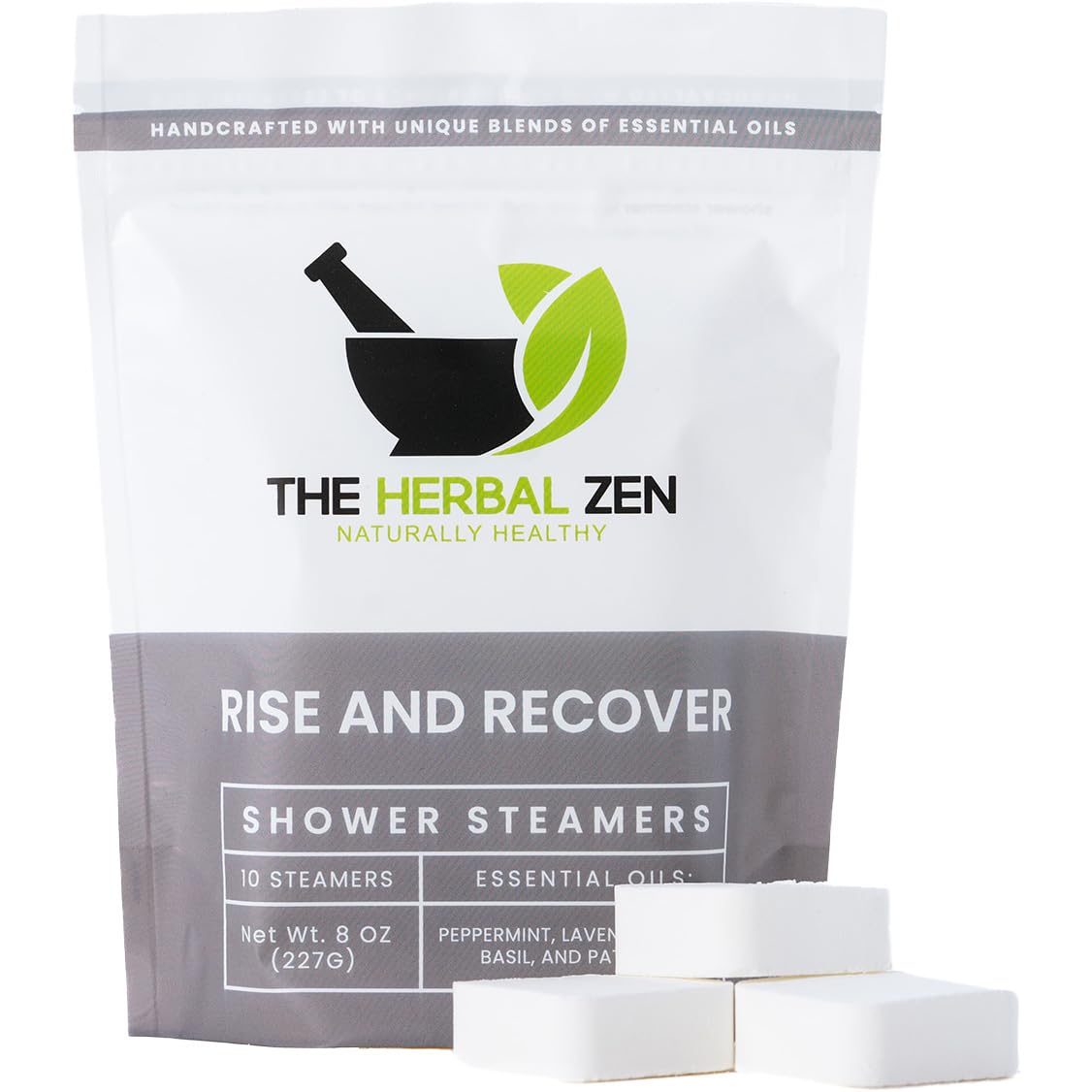 The Herbal Zen Aromatherapy Shower Steamers packaging front view