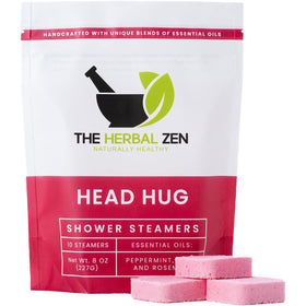 The Herbal Zen Shower Steamer 10 Pack front view