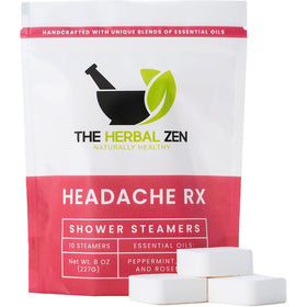 The Herbal Zen Shower Steamer 10 Pack front view with packaging