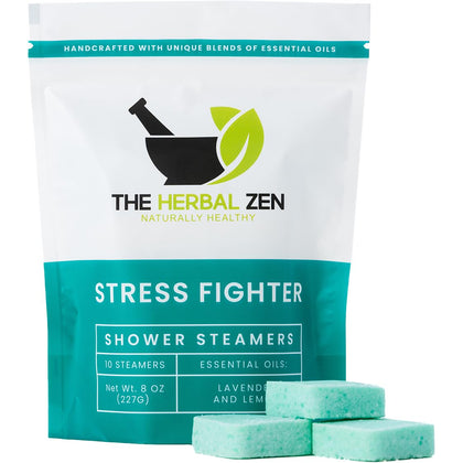 The Herbal Zen Shower Steamer Aromatherapy Relief pack front view