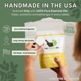 The Herbal Zen Shower Steamer with essential oils