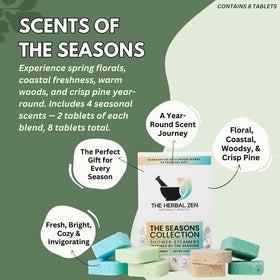 The Herbal Zen Shower Steamers packaging details