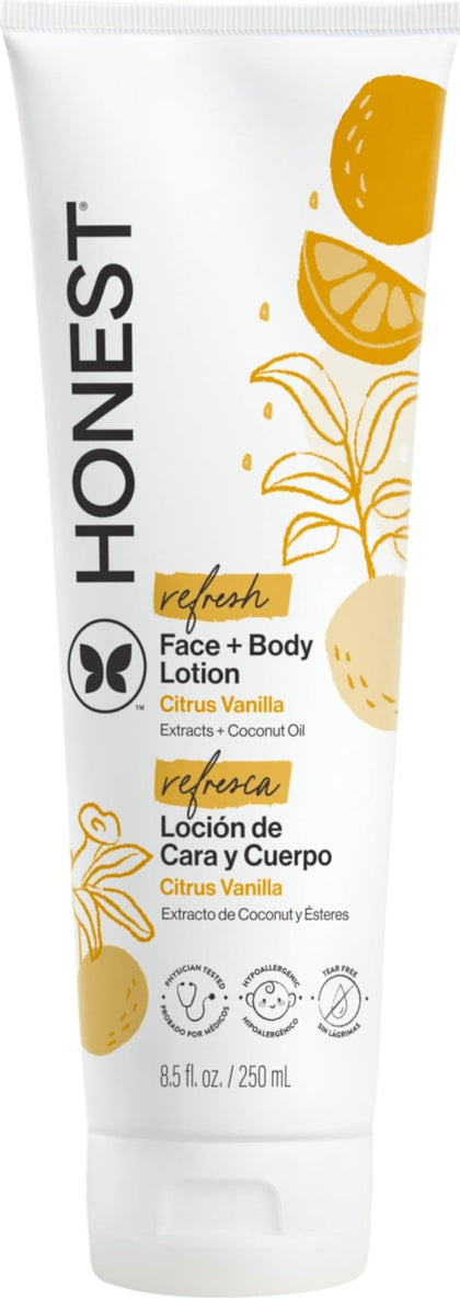 The Honest Company Body Lotion Citrus Vanilla 8.5 fl oz front view