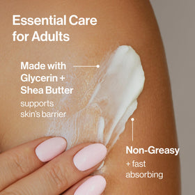 The Honest Company Body Lotion Citrus Vanilla on a bathroom counter