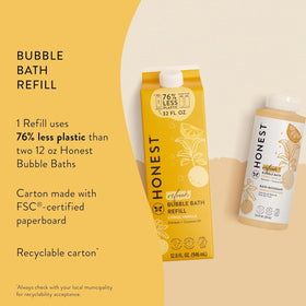 The Honest Company Bubble Bath 32 fl oz Citrus Vanilla refill carton
