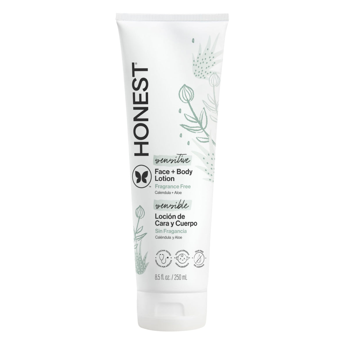 The Honest Company Face and Body Lotion 8.5 fl oz front view