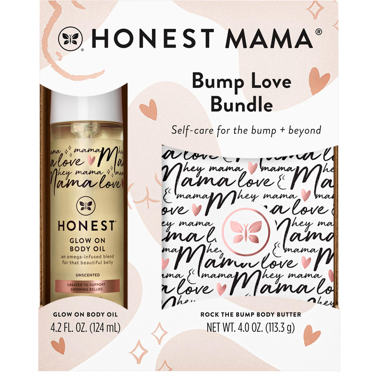 The Honest Company Mama Body and Belly Bump Love Bundle packaging