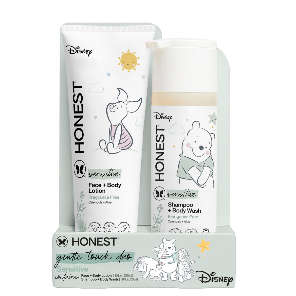 The Honest Company Shampoo & Lotion Bundle Disney Design front view