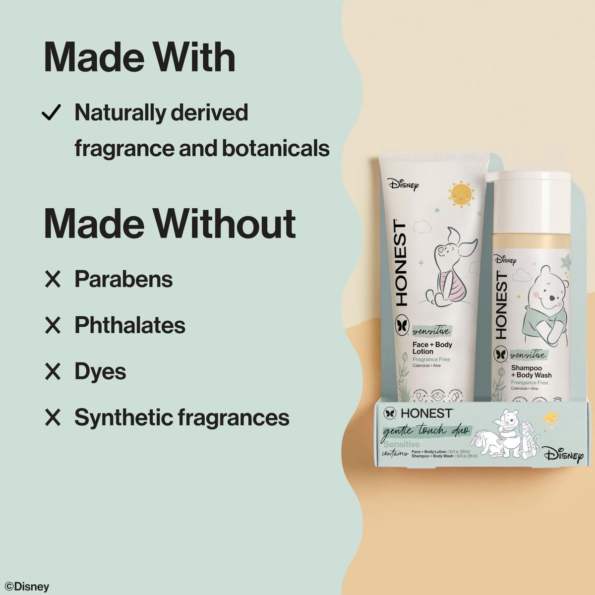 The Honest Company Shampoo & Lotion Bundle packaging