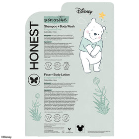 The Honest Company Shampoo & Lotion Bundle with natural ingredients background