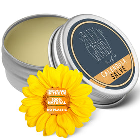 The Ilex Wood Calendula Natural Salve 100ml front view
