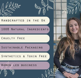 The Ilex Wood Dandelion & Rosemary Salve in a lifestyle setting
