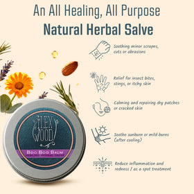 The Ilex Wood Herbal Healing Salve 100ml packaging details