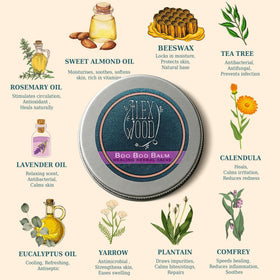 The Ilex Wood Herbal Healing Salve 100ml side view