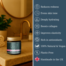 The Ilex Wood Rose & Frankincense Face Cream side view