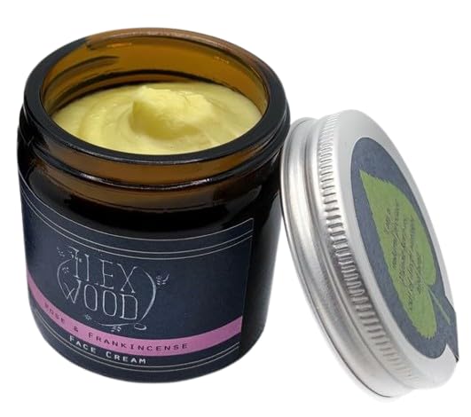 The Ilex Wood Rose & Frankincense Face Cream texture close-up