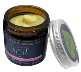 The Ilex Wood Rose & Frankincense Face Cream texture close-up