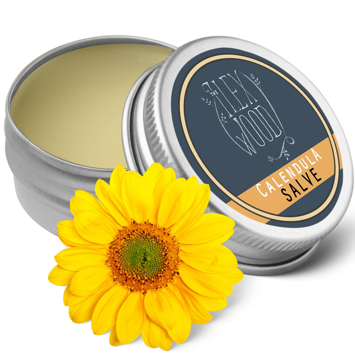 The Ilex Wood Vegan Calendula Salve 100ml front view
