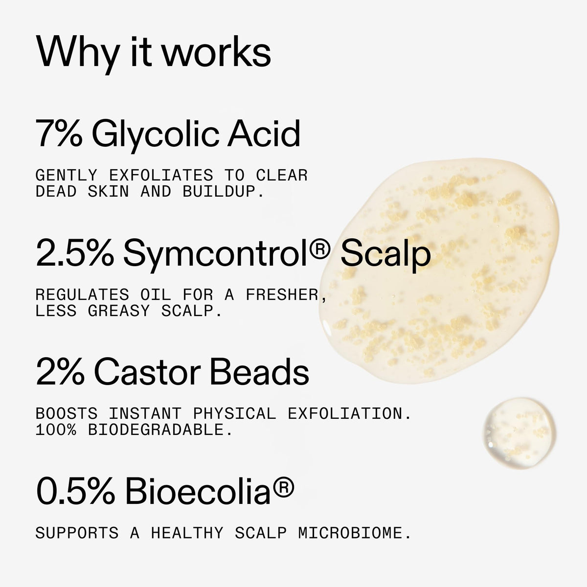 The INKEY List Glycolic Acid Scalp Scrub texture close-up