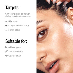 The INKEY List Salicylic Acid Scalp application on scalp