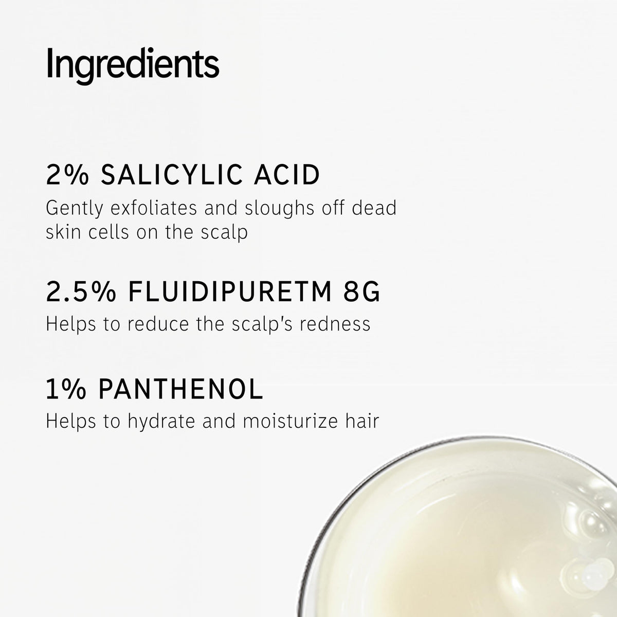The INKEY List Salicylic Acid Scalp texture close-up