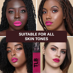 The Lip Bar Liquid Matte Lipstick Fuchsia Big Gretch applicator close-up