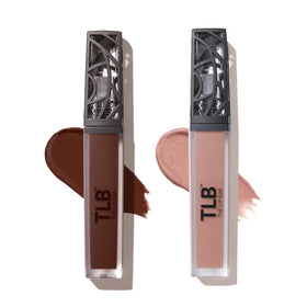 The Lip Bar Nonstop Liquid Matte Lipstick 2-Pack Savage and Commando front view