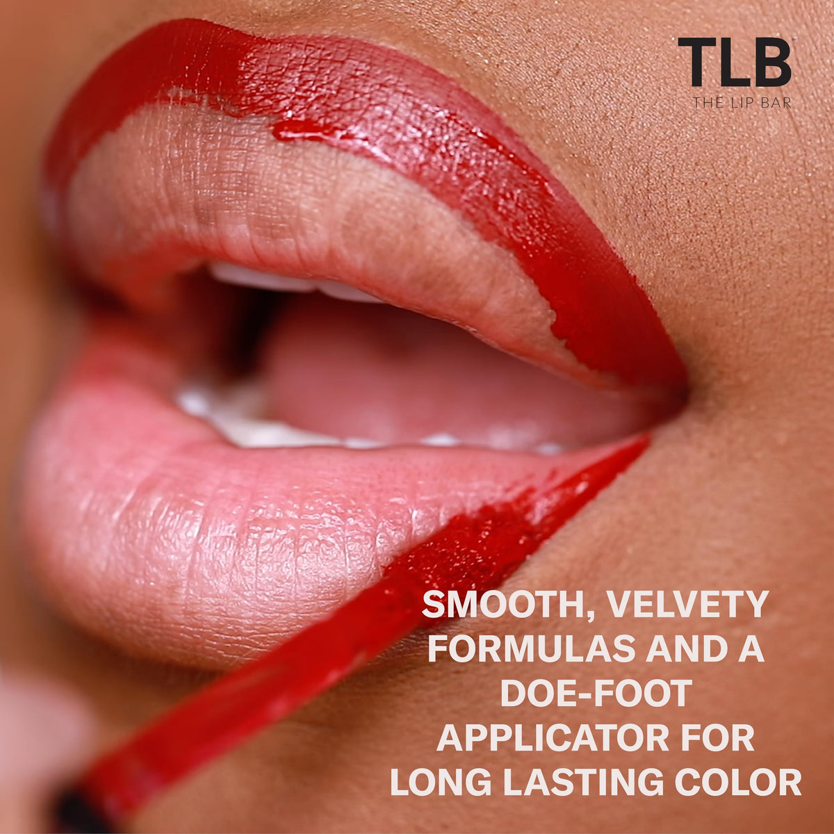 The Lip Bar Nonstop Liquid Matte Lipstick Boy Trouble swatch on skin