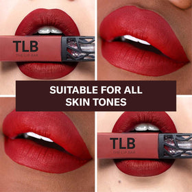 The Lip Bar Nonstop Liquid Matte Lipstick Brickhouse applicator close-up