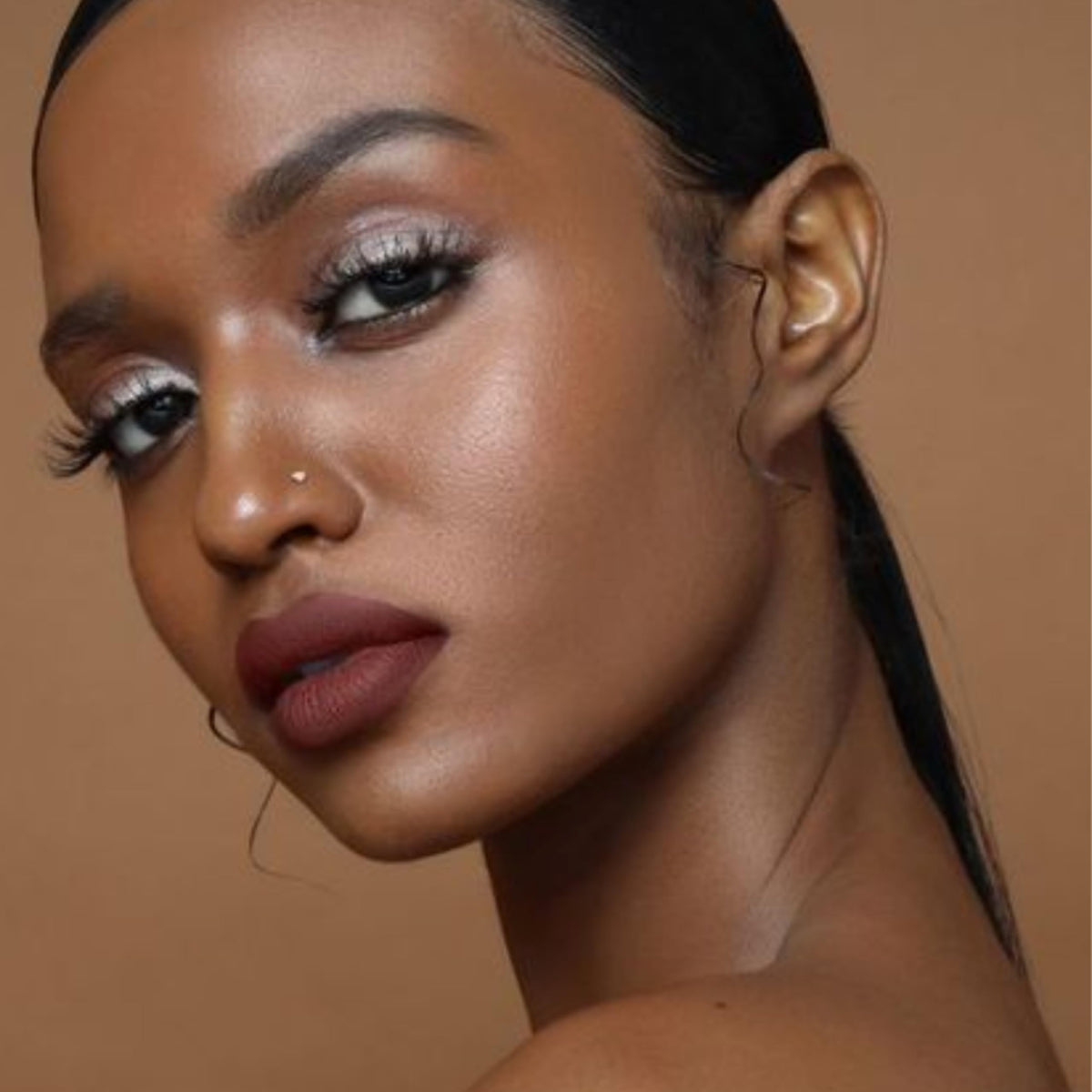 The Lip Bar Nonstop Liquid Matte Lipstick Commando shade close-up