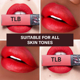 The Lip Bar Nonstop Liquid Matte Lipstick Hot Mama applicator close-up