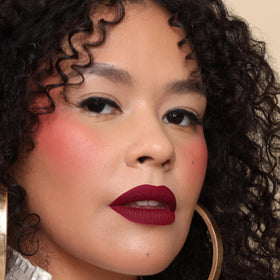 The Lip Bar Nonstop Liquid Matte Lipstick Muse Deep Berry with TLB Juicy Pout Lip Care Duo