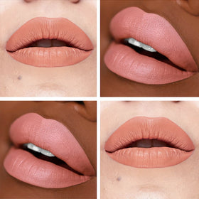 The Lip Bar Nonstop Liquid Matte Lipstick swatches on skin