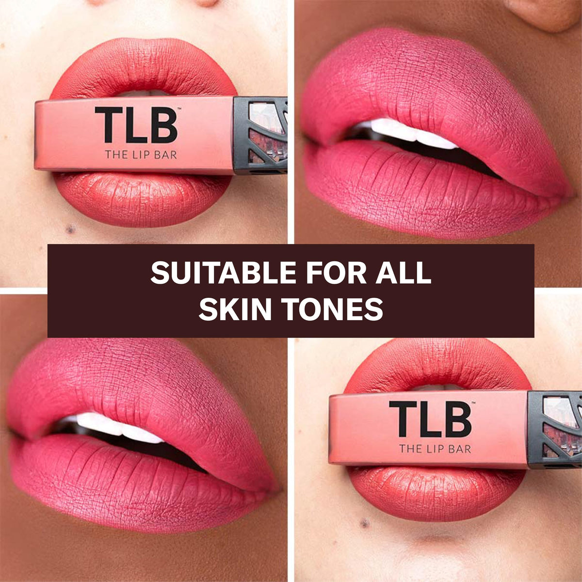 The Lip Bar Nonstop Liquid Matte Lipstick Unimpressed swatch on skin