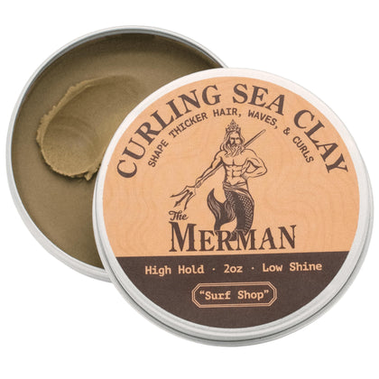 The Merman Curling Sea Clay 2 oz front view