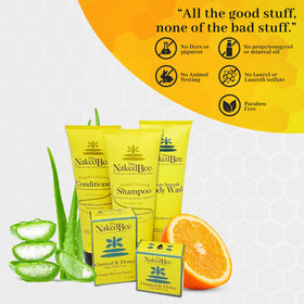 The Naked Bee Coconut & Honey Lotion texture close-up