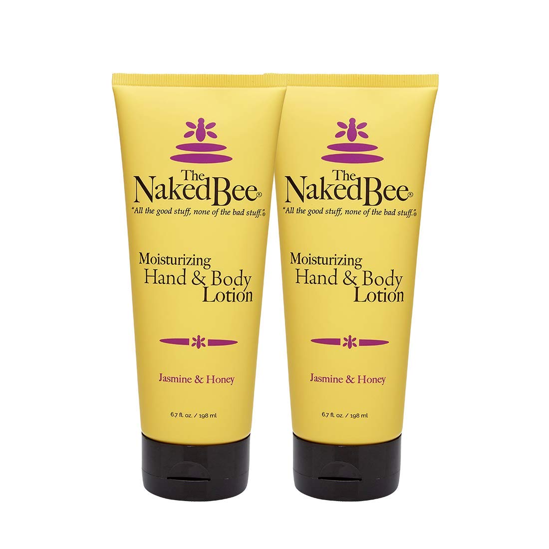 The Naked Bee Jasmine & Honey Lotion front view 6.7 oz