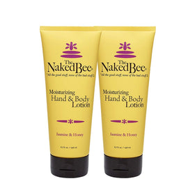 The Naked Bee Jasmine & Honey Lotion front view 6.7 oz
