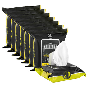 The Nobleman Charcoal Wipes side view showing the product details