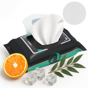 The Nobleman Cleansing Wipes in use after workout