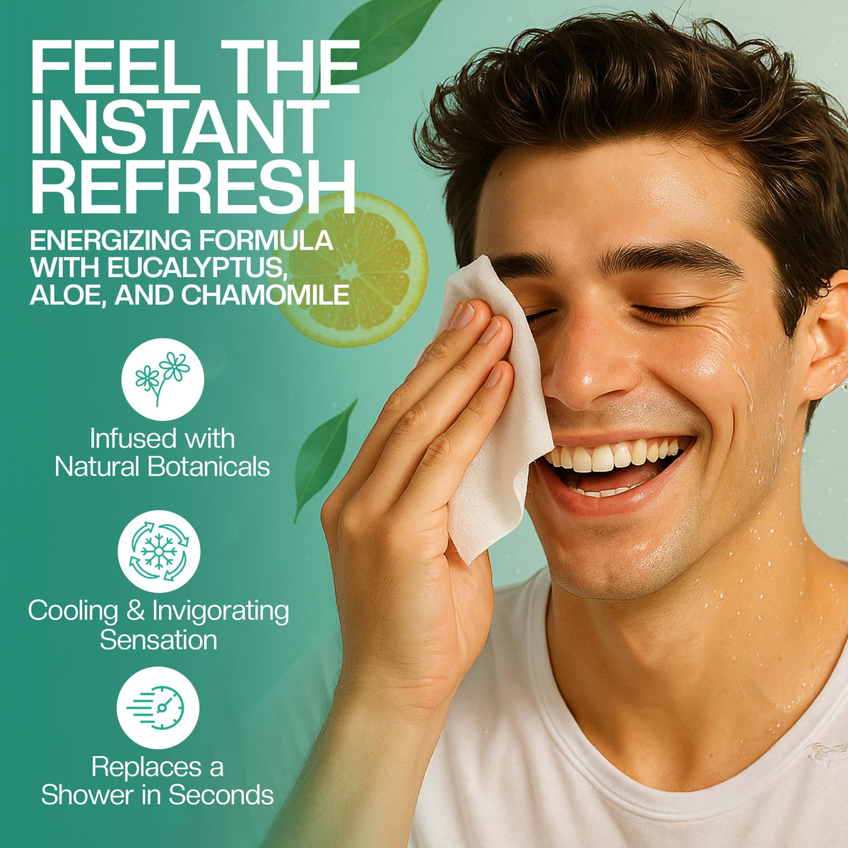 The Nobleman Cleansing Wipes open with visible wipes
