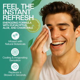 The Nobleman Cleansing Wipes open with visible wipes