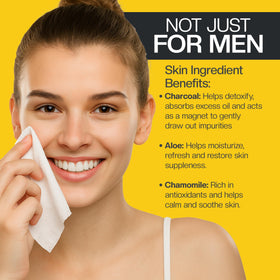 The Nobleman Wipes open showing the wipes inside