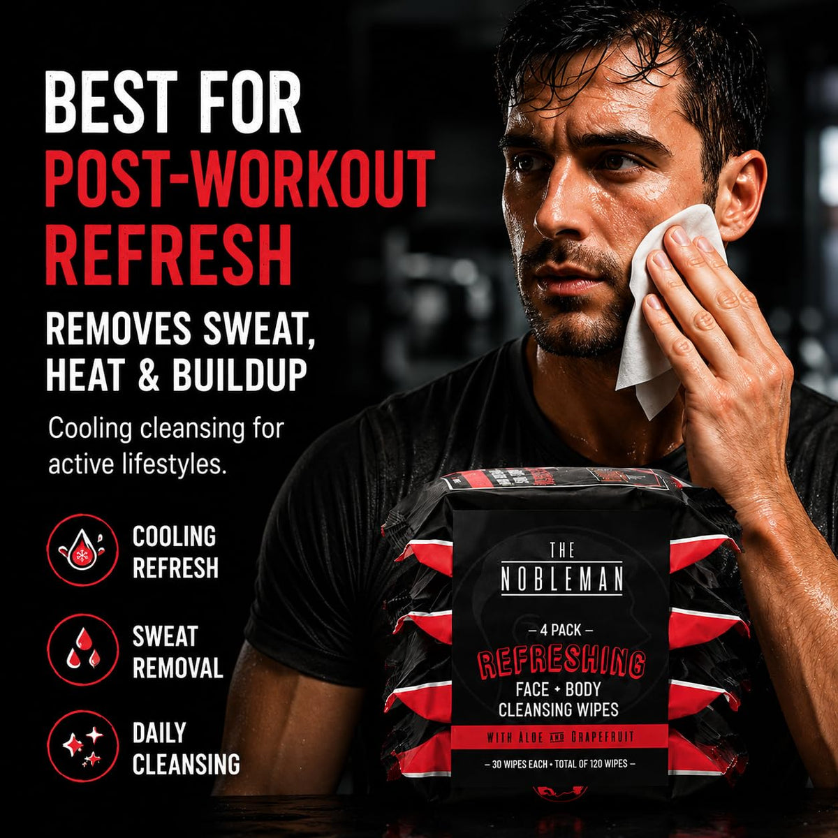 The Nobleman wipes open with visible texture and size