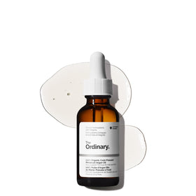 The Ordinary 100% Organic Cold-Pressed Moroccan Argan Oil bottle front view