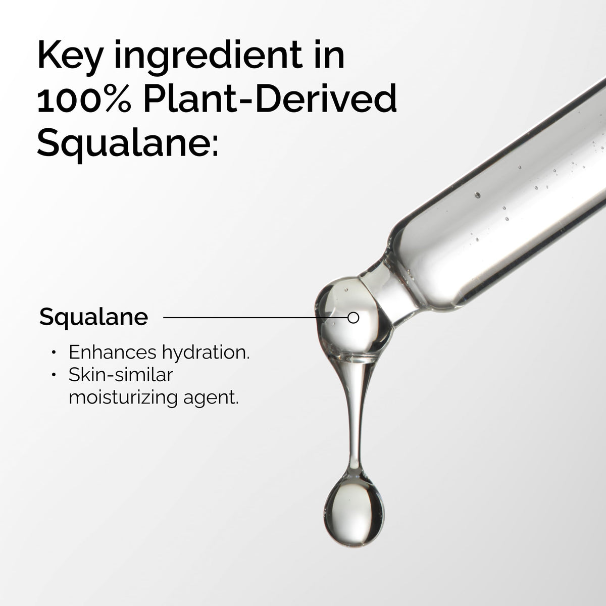 The Ordinary 100% Plant-Derived Squalane 30mL bottle with cap
