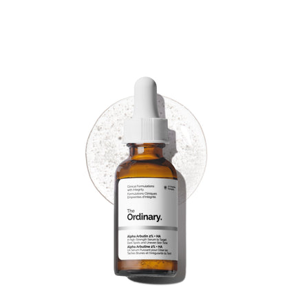 The Ordinary Alpha Arbutin 2% + Hyaluronic Acid serum front view